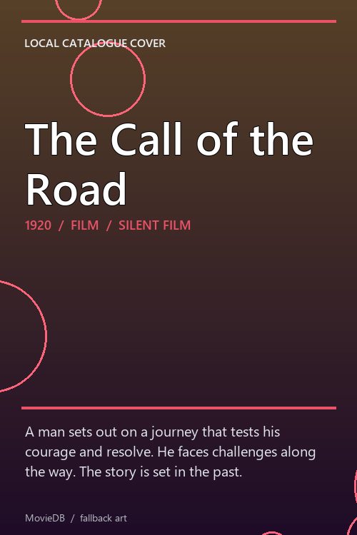 The Call of the Road poster