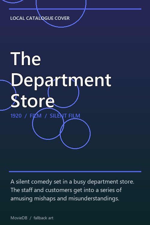 The Department Store poster
