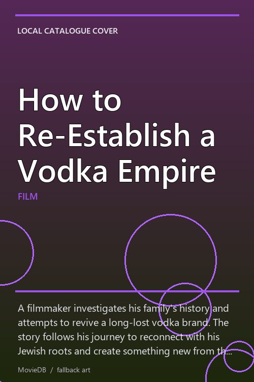 How to Re-Establish a Vodka Empire poster