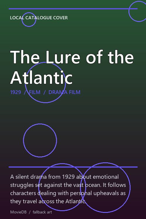 The Lure of the Atlantic poster