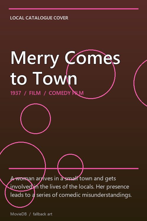 Merry Comes to Town poster