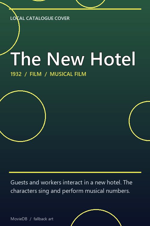 The New Hotel poster