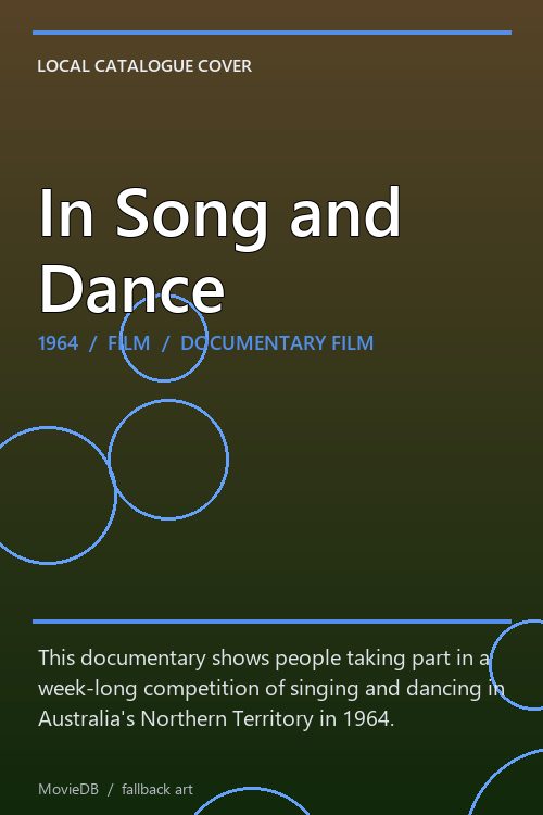 In Song and Dance poster