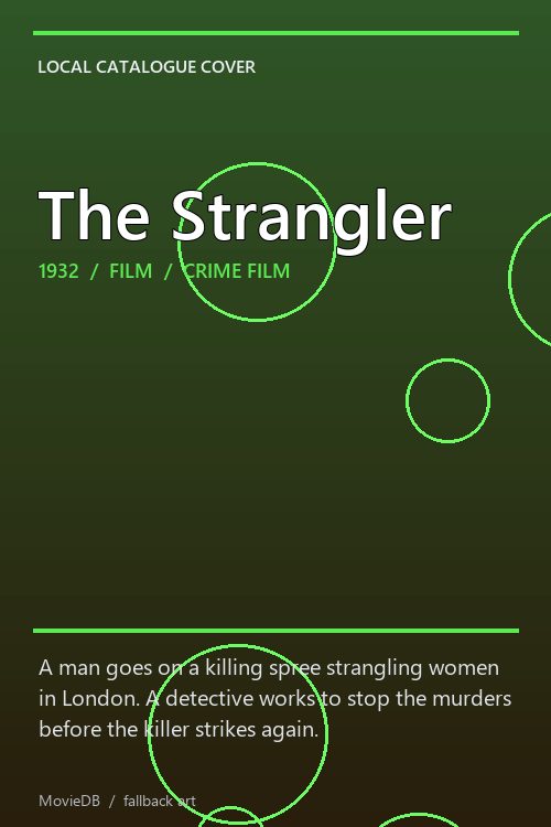 The Strangler poster