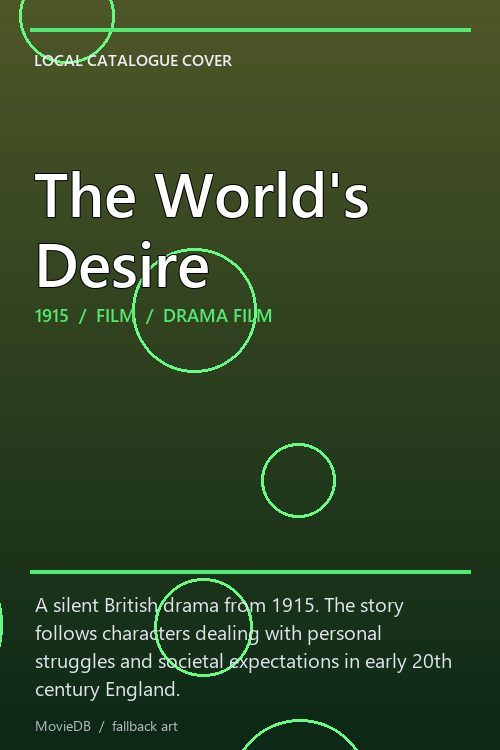 The World's Desire poster