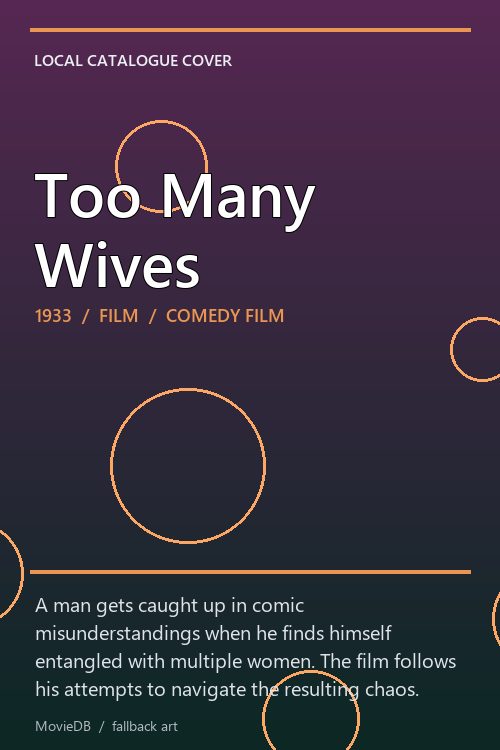 Too Many Wives poster