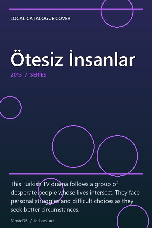 Ötesiz İnsanlar poster