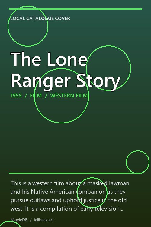 The Lone Ranger Story poster