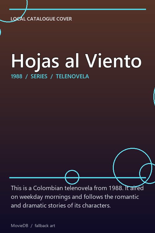 Hojas al Viento poster