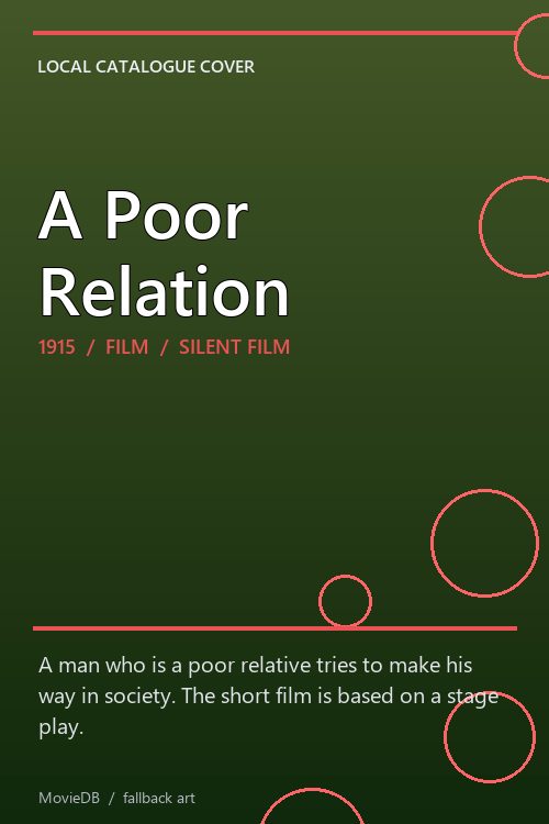 A Poor Relation poster