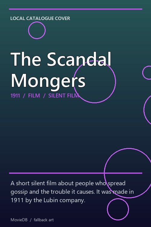 The Scandal Mongers poster