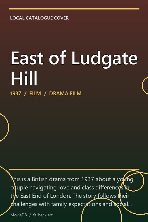 East of Ludgate Hill poster