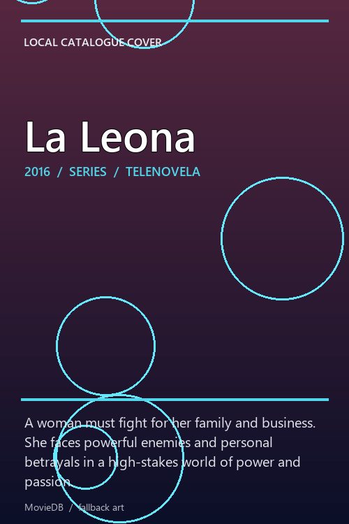 La Leona poster