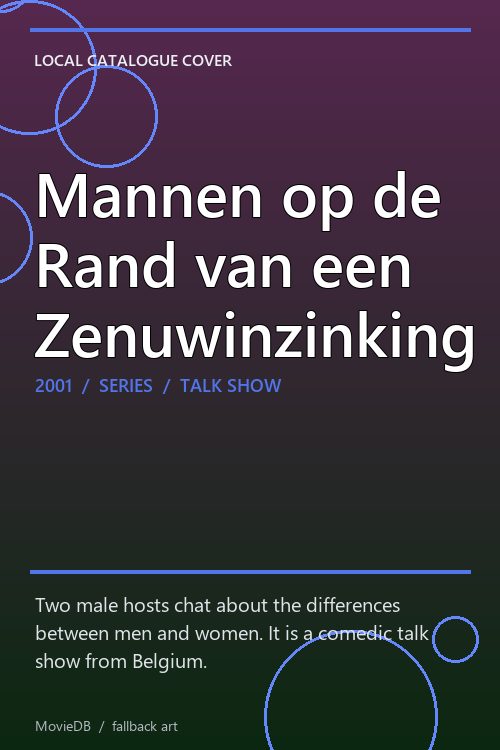 Mannen op de Rand van een Zenuwinzinking poster
