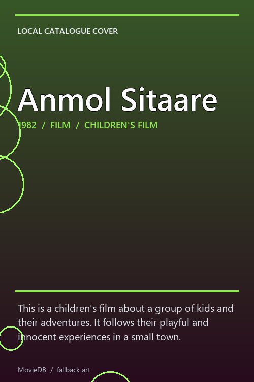 Anmol Sitaare poster