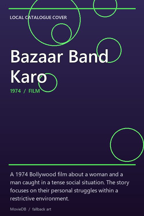Bazaar Band Karo poster