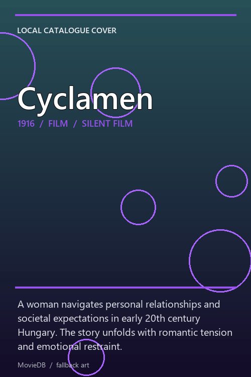 Cyclamen poster
