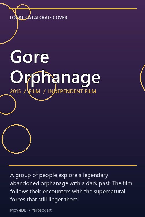 Gore Orphanage poster