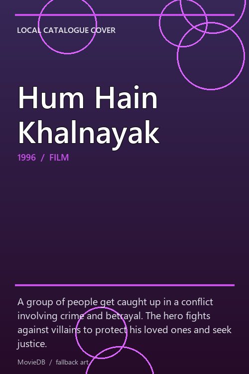 Hum Hain Khalnayak poster