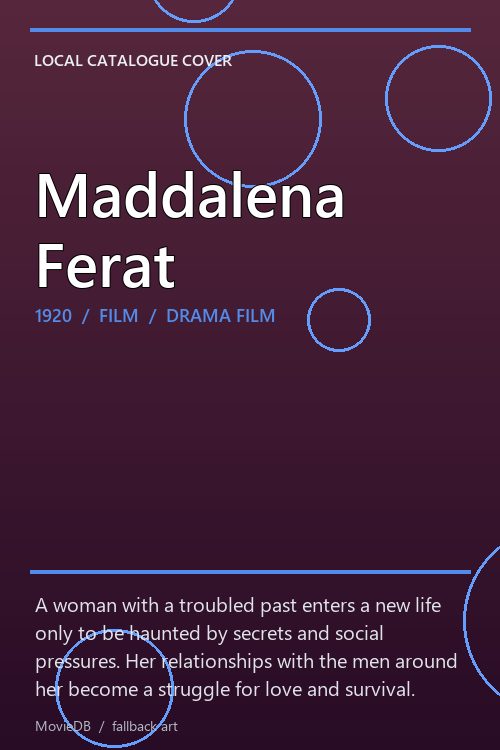 Maddalena Ferat poster