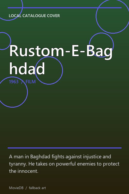 Rustom-E-Baghdad poster