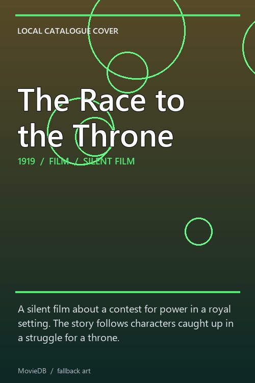 The Race to the Throne poster