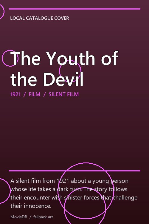 The Youth of the Devil poster