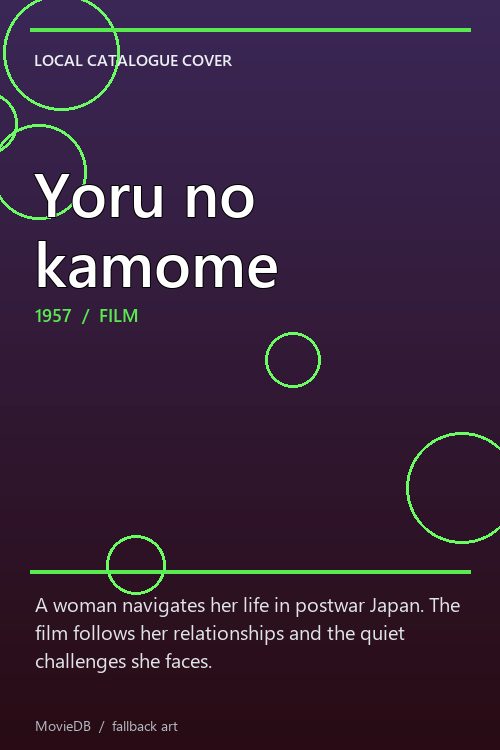 Yoru no kamome poster