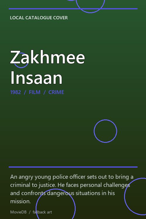 Zakhmee Insaan poster