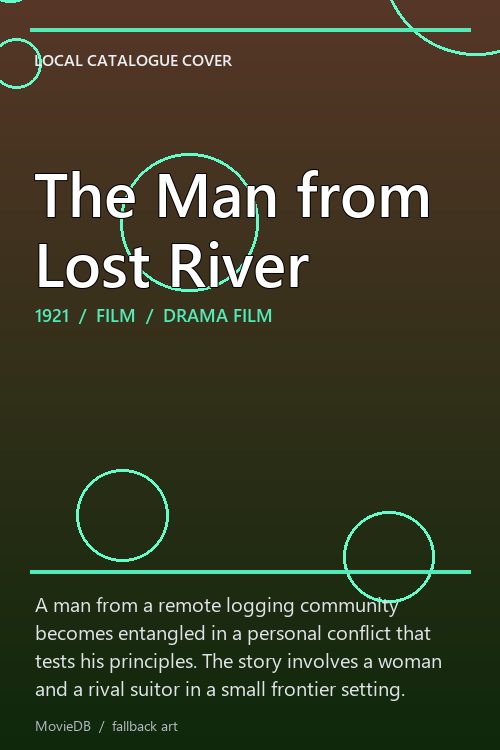 The Man from Lost River poster