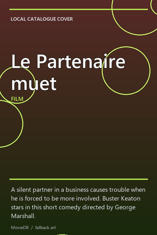 Le Partenaire muet poster