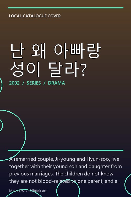 난 왜 아빠랑 성이 달라? poster