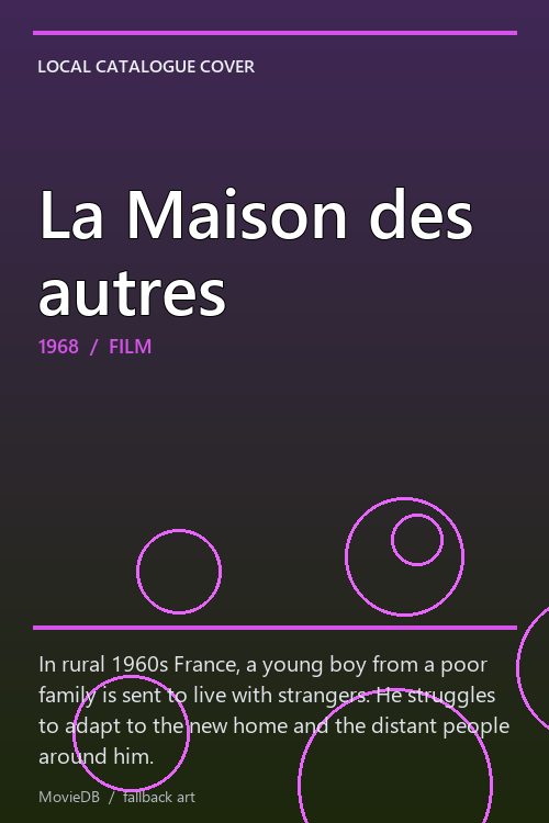 La Maison des autres poster