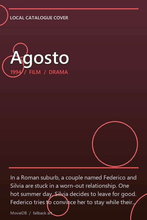 Agosto poster