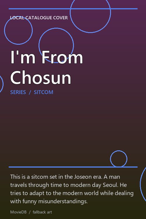 I'm From Chosun poster