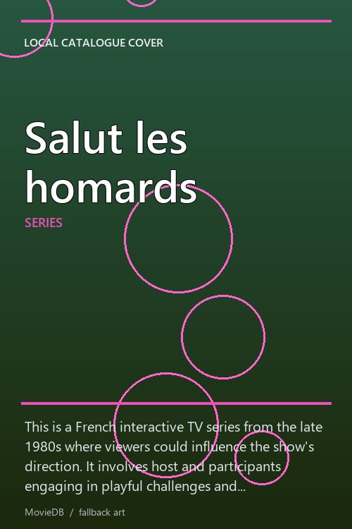 Salut les homards poster