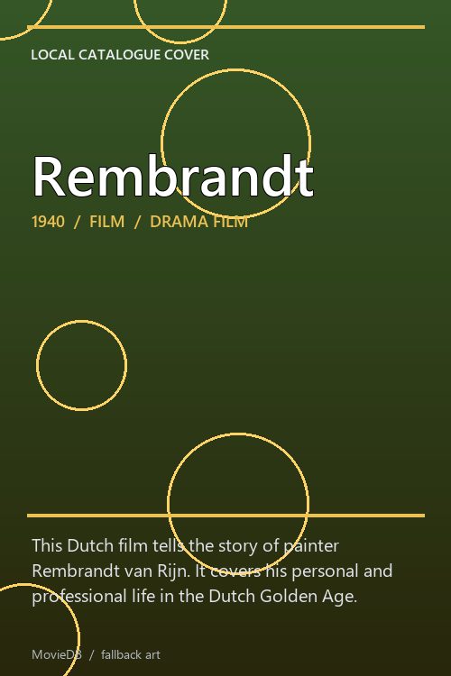 Rembrandt poster