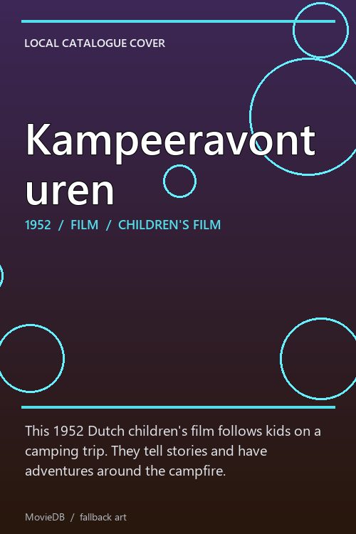 Kampeeravonturen poster