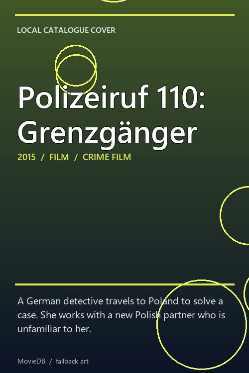 Polizeiruf 110: Grenzgänger poster