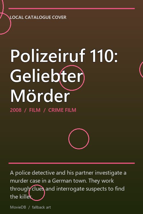 Polizeiruf 110: Geliebter Mörder poster