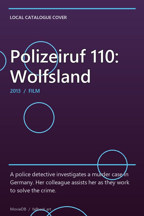 Polizeiruf 110: Wolfsland poster