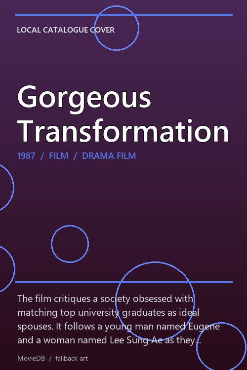 Gorgeous Transformation poster