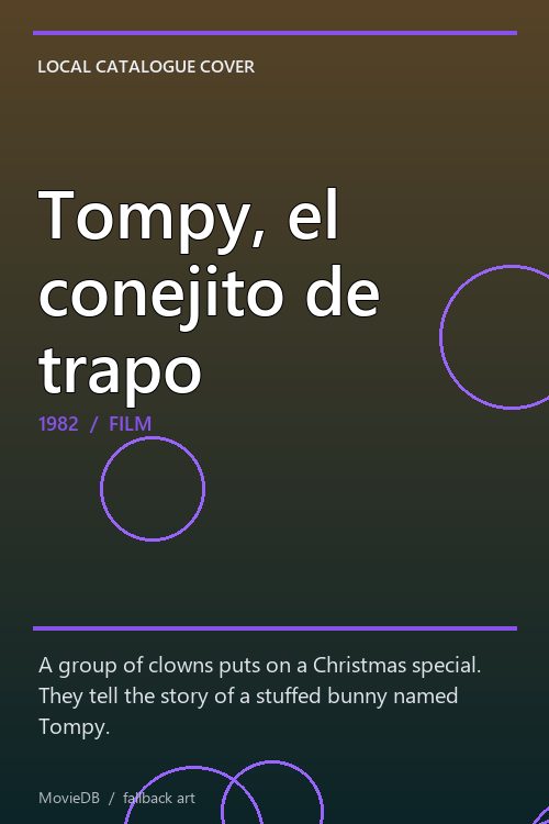 Tompy, el conejito de trapo poster