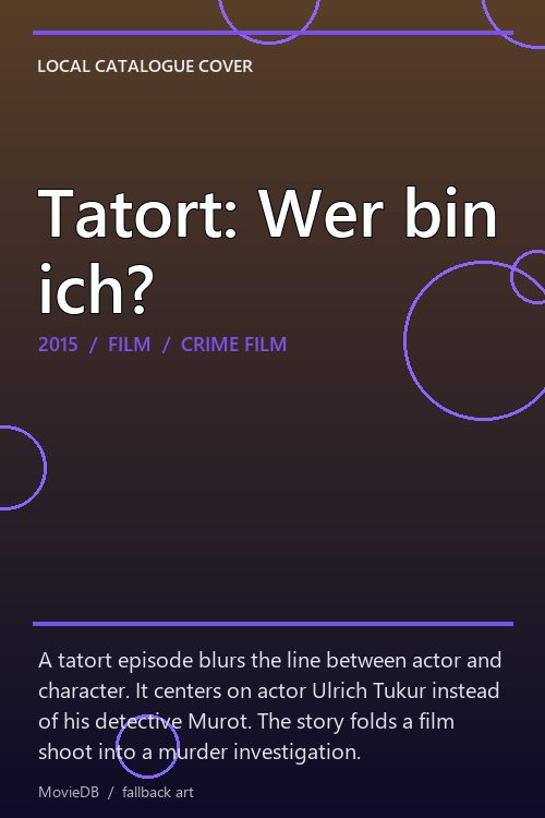 Tatort: Wer bin ich? poster
