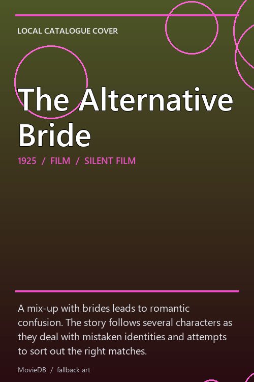 The Alternative Bride poster