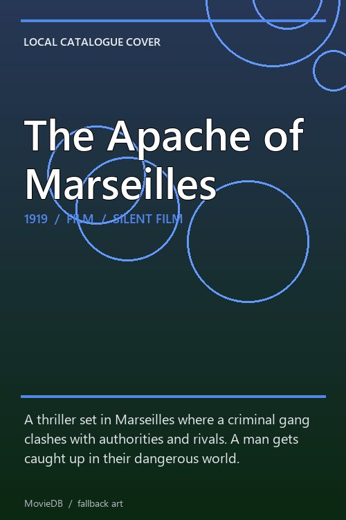 The Apache of Marseilles poster