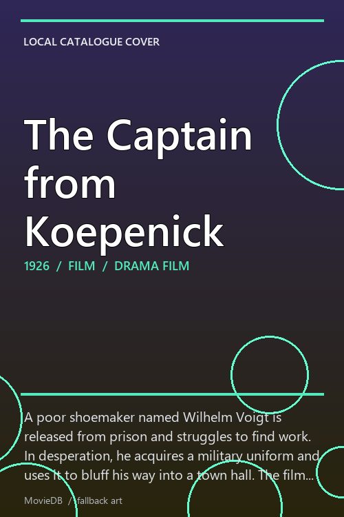 The Captain from Koepenick poster
