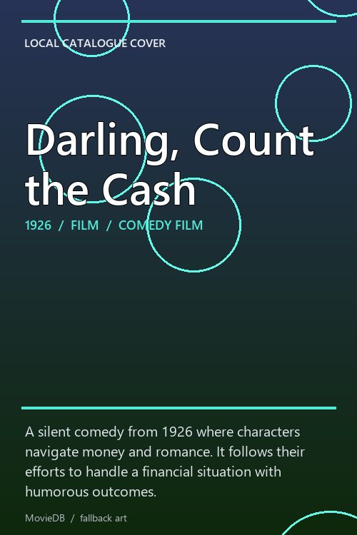 Darling, Count the Cash poster