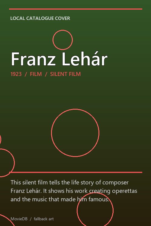 Franz Lehár poster