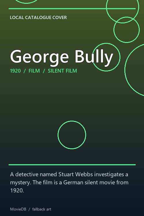 George Bully poster